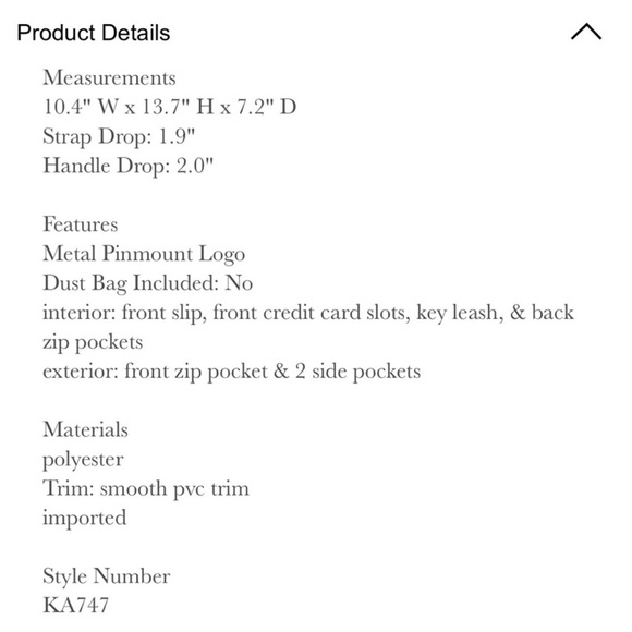 NWT Kate Spade Chelsea daisy medium backpack bundle includes cosmetic bag $378 - Picture 10 of 13